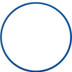Hoepel PVC 70 CM Blauw
