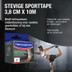 Hansaplast Sporttape 3,8cm X 10m - Wit