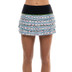 Lucky in Love Diamond Grid Pleated Skirt