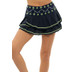 Lucky in Love Lurex Flora Pleat Tier Skirt 2