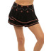 Lucky in Love Lurex Flora Pleat Tier Skirt