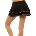 Lucky in Love Lurex Flora Pleat Tier Skirt