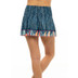 Lucky in Love Long Borderline Smocked Skirt