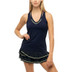 Lucky in Love Lurex V-Neck Cutout Tank
