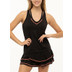 Lucky in Love Lurex V-Neck Cutout Tank