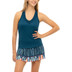 Lucky in Love Wavy V-Neck Tank