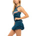 Lucky in Love Feelin' Inky Tie Back Tank