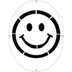 Schablon Smiley