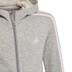 adidas 3 Stripes Full Zip Hoody Girls