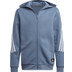 adidas 3 Stripes Full Zip Hoody Jongens
