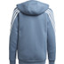 adidas 3 Stripes Full Zip Hoody Jongens