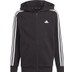 adidas 3 Stripes Fleece Full Zip Hoodie