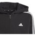 adidas 3 Stripes Fleece Full Zip Hoodie