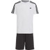 adidas 3 Stripes Set Tee/Short Jongens