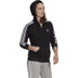 adidas 3 Stripes Fleece Full Zip Hoodie