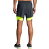 Brooks Run Visible 5" 2-in-1 Short Heren