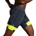 Brooks Run Visible 5" 2-in-1 Short Heren