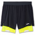 Brooks Run Visible 5" 2-in-1 Short Heren