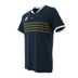 Indian Maharadja Kadiri Striped Button Tee
