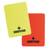 Derbystar Rode/Gele kaarten - 5 stuks 2