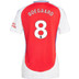 adidas Arsenal Home Shirt Ødegaard 8 Woman