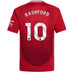 adidas Manchester United Home Shirt Rashford Kids