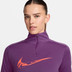 Nike Swoosh 1/2 Zip Långärmad Tröja Dam