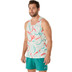 ASICS Road All Over Print Singlet Heren