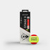 Dunlop Stage 3 Rood/Geel 3 st.