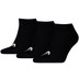HEAD Unisex No Show 3-Pack Sokken