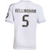 adidas Real Madrid Thuis Shirt Bellingham 5 Kids