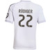 adidas Real Madrid Hemmatröja Rüdiger 22 Barn