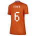 Nike Nederland Match Thuis Shirt Roord 6 Dames