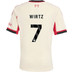 adidas Liverpool Away Kit Wirtz 7 Kids 1