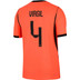 Nike Nederland Match Thuis Shirt Kids WK Virgil 4 1