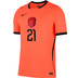 Nike Nederland Match Thuis Shirt WK F. de Jong 21 2