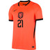 Nike Nederland Thuis Shirt Kids WK F. de Jong 21 2