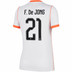 Nike Nederland Uit Shirt WK F. de Jong 21 Dames 1