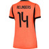 Nike Nederland Thuis Shirt WK Reijnders 14 Dames 1