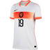 Nike Nederland Uit Shirt WK Weghorst 19 Dames 2