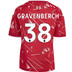adidas Liverpool Thuis Shirt Gravenberch 38 Kids 1
