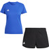 adidas Adizero T-Shirt Short Set Dames