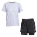 adidas OTR Tee 2in1 Short Set Dames