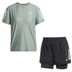 adidas OTR Tee 2in1 Short Set Dames