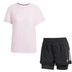 adidas OTR Tee 2in1 Short Set Damen