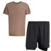 adidas OTR Tee 2in1 Short Set Heren 1