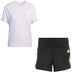 adidas adi365 Shirt 4'' Short Set Dames 1