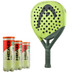Head Racket + Balls Pack 7