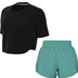 Nike One Crop Tee Set Dames