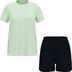 Odlo Zeroweight Shirt 2in1 Short Set Damen